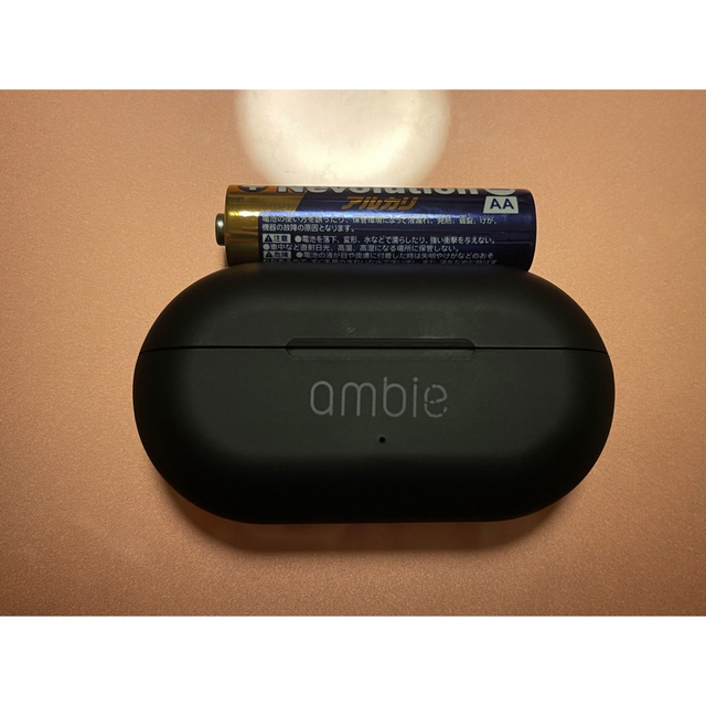 ambie ワイヤレスイヤホン AM-TW01 BLACK 1