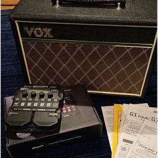 ズーム(Zoom)のアンプ　マルチエフェクター　セット　ZOOM G1 FOUR VOX(エフェクター)