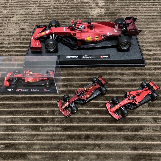 ブティック F1フェラーリ ルクレールミニカー4台セット - 通販 - www