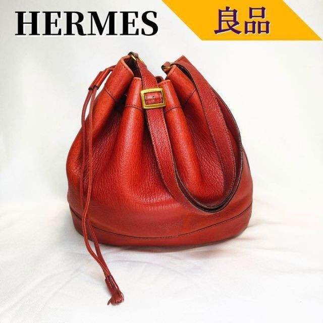 Hermes - 【良品】エルメス マーケットPMルージュヴィフ ショルダーバッグ