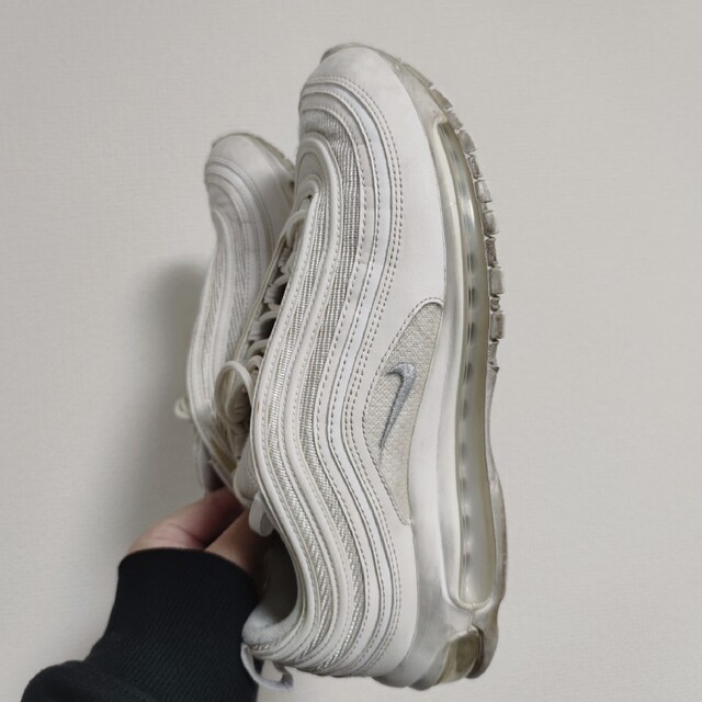 NIKE AIR MAX 97 TRIPLE WHITEメンズ