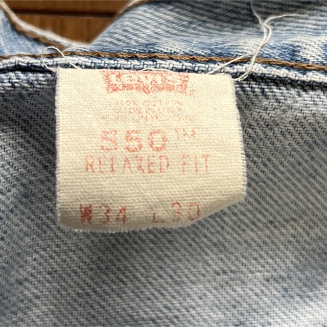 Levi's(リーバイス)の【カットオフ】90′s Levi's 550 USA製 デニム メンズのパンツ(デニム/ジーンズ)の商品写真