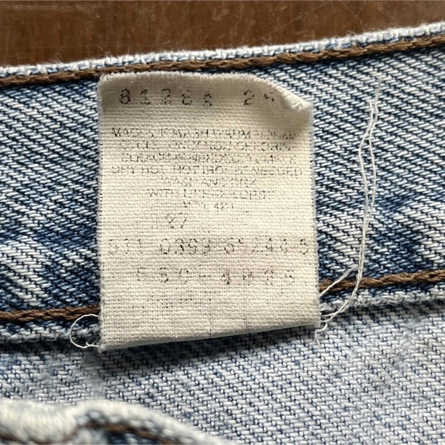 Levi's(リーバイス)の【カットオフ】90′s Levi's 550 USA製 デニム メンズのパンツ(デニム/ジーンズ)の商品写真