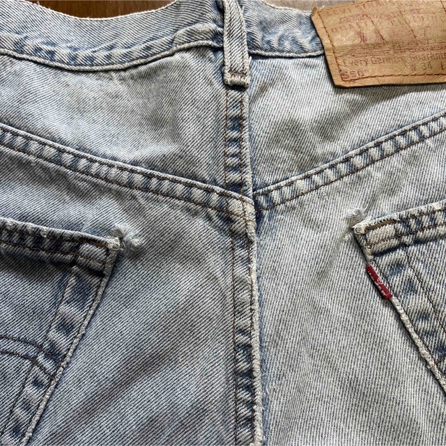 Levi's(リーバイス)の【カットオフ】90′s Levi's 550 USA製 デニム メンズのパンツ(デニム/ジーンズ)の商品写真