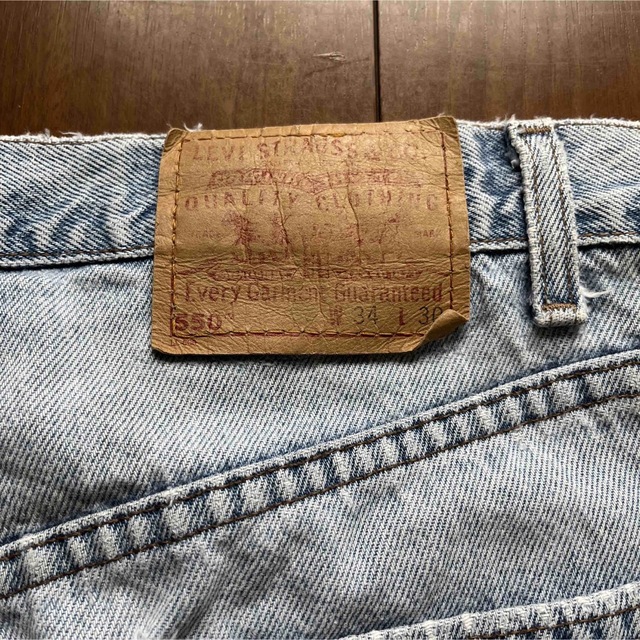 Levi's(リーバイス)の【カットオフ】90′s Levi's 550 USA製 デニム メンズのパンツ(デニム/ジーンズ)の商品写真