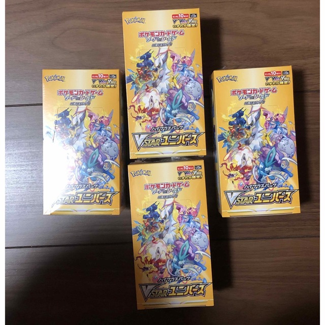 ポケモンカード　V STARユニバース　シュリンク付き　4BOX