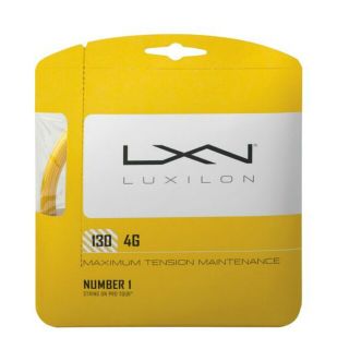 ルキシロン(LUXILON)の【テンション維持 スピン◎】ルキシロン 4G 1.30mm 2張 ロールカット品(その他)