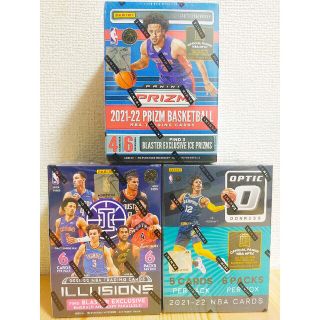 3個 NBA 2022 パニーニ プリズム バスケットボール ブラスターボックス