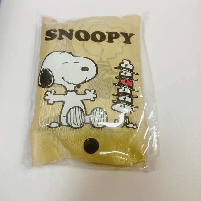 SNOOPY(スヌーピー)の【新品】 スヌーピー　ファミリーキャラクター　ポーチ付き エコバッグ2色セット レディースのバッグ(エコバッグ)の商品写真