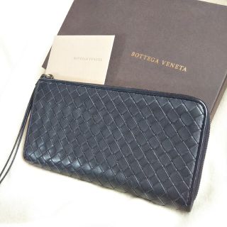 ボッテガヴェネタ(Bottega Veneta)のBOTTEGA VENETA☆長財布☆ネイビー(長財布)