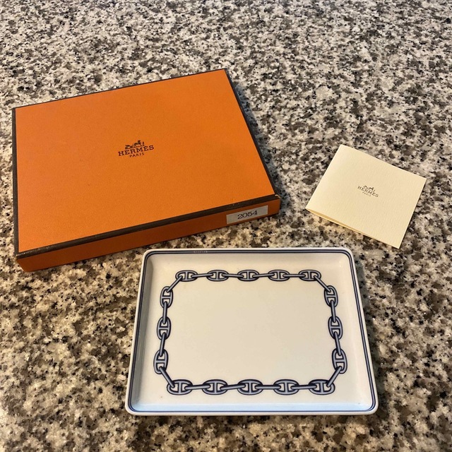 エルメス　HERMES シェーヌダンクル　スクエア　皿　プレート　新品.未使用品キッチン/食器