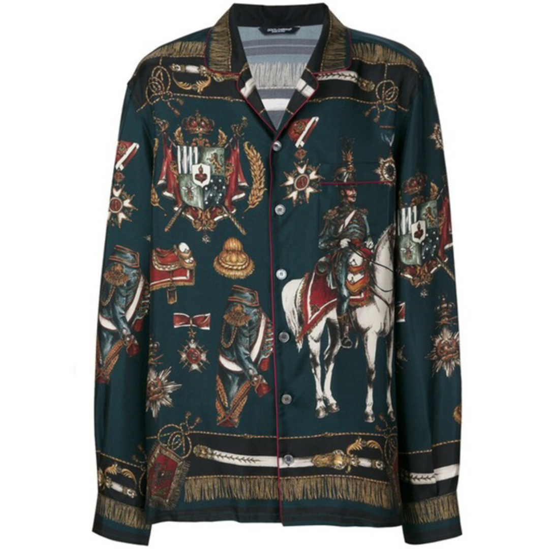 DOLCE&GABBANA - dolce&gabbana シルクシャツ 米津玄師 着用の DOLCE&GABBANA - dolce&gabbana シルクシャツ 米津玄師 着用の