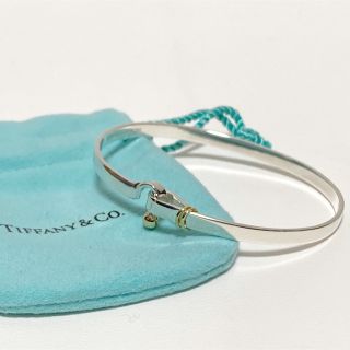 公式通販| 希少✨Tiffanyティファニーバングルブレスレットフックアイ