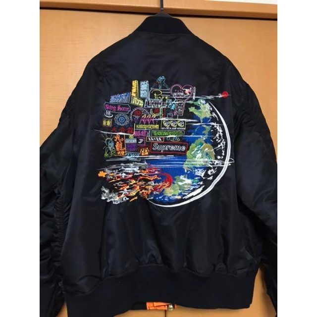 Supreme - Supreme 20FW Globe MA-1 ブラックの通販 by F's shop Supreme - Supreme 20FW Globe MA-1 ブラックの通販 by F's shop