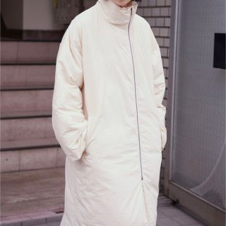 新品!ENOF warm long coat ブラック Mサイズ equaljustice.wy.gov