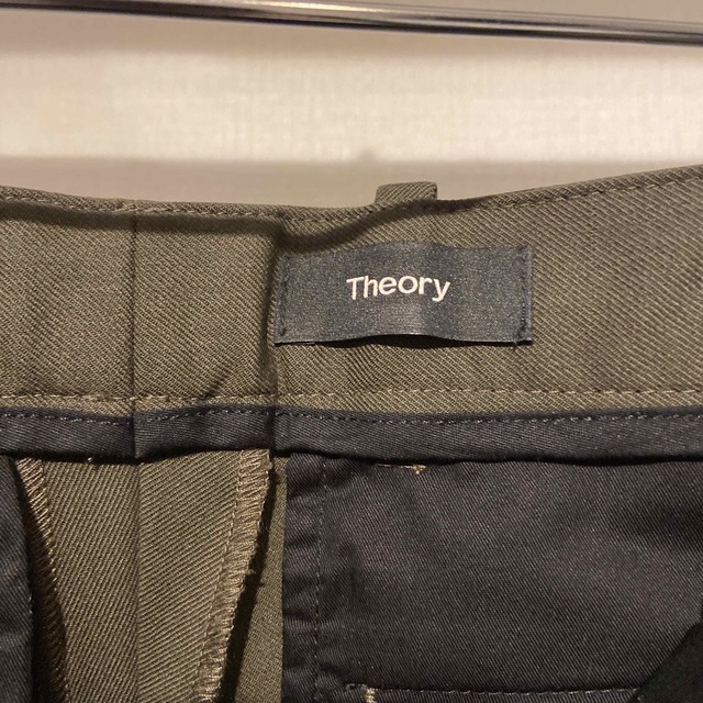 theory men ウールパンツ 28 カーキ