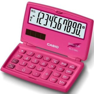 カシオ(CASIO)のCASIO  折りたたみ手帳タイプ電卓(オフィス用品一般)