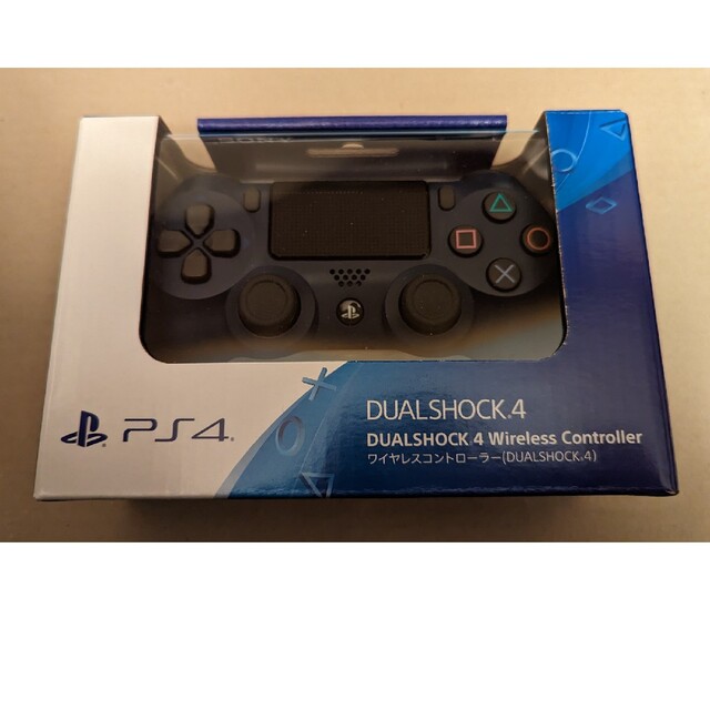 新品 PS4 ワイヤレスコントローラー ミッドナイトブルー DUALSHOCK4