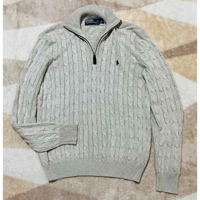 POLO RALPH LAUREN - POLO by RALPH LAUREN ハーフジップ シルクニット