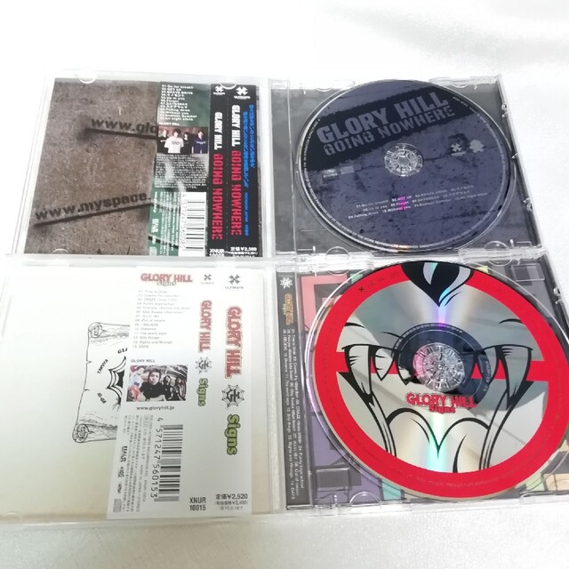 2枚セット　GLORY HILL　GOING NOWHERE　Signs エンタメ/ホビーのCD(ポップス/ロック(邦楽))の商品写真