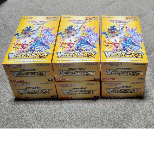70%OFF】 ポケモン - ポケモンカード vsterユニバース 6box