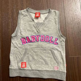 ベビードール(BABYDOLL)のベスト　ニット　110㎝　BABY DOLL(Tシャツ/カットソー)