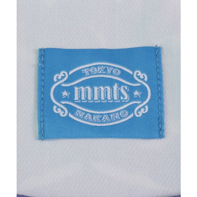 mmts(マミタス)のmmts マミタス Tシャツ・カットソー -(M位) 青x白(総柄) 【古着】【中古】 レディースのトップス(カットソー(半袖/袖なし))の商品写真