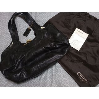 コーチ(COACH)のコーチ　ショルダーバッグ黒(ショルダーバッグ)