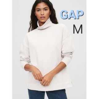 ギャップ(GAP)のGAP タートルネックセーター　スウェット　ホワイト(トレーナー/スウェット)