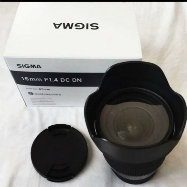 【美品】SIGMA 16mm F1.4 DC DN フード付き