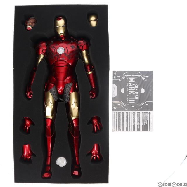 トイサピエンス限定 アイアンマン・マーク3(ボーナスアクセサリー付き) 1/4 アクションフィギュア アイアンマン 完成品 可動フィギュア(QS012) ホットトイズ