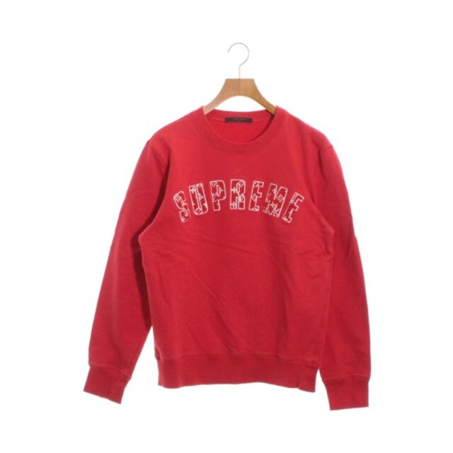 女性に人気! LOUIS - VUITTON LOUIS VUITTON 【古着】【中古】 赤 M スウェット ルイヴィトン スウェット