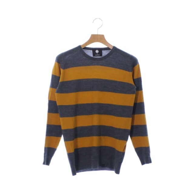 ブラウン×ピンク JOHN SMEDLEY ニット・セーター XS グレーxオレンジ ...