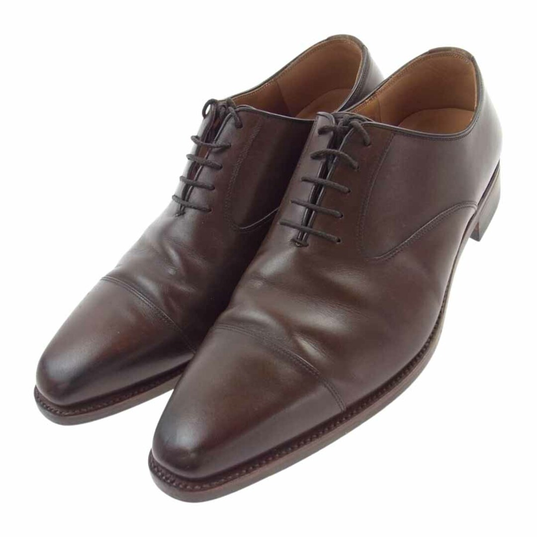 即納-96時間限定 SCOTCH GRAIN 靴 ローファー ブラウン ブラシ 25 新品