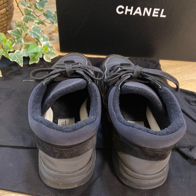 CHANEL シャネル  ココマークスニーカー  37　24cm　ブラック