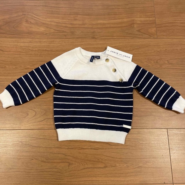 【新品•未使用】JANIE AND JACK ニット6-12M(65-75cm) キッズ/ベビー/マタニティのベビー服(~85cm)(ニット/セーター)の商品写真