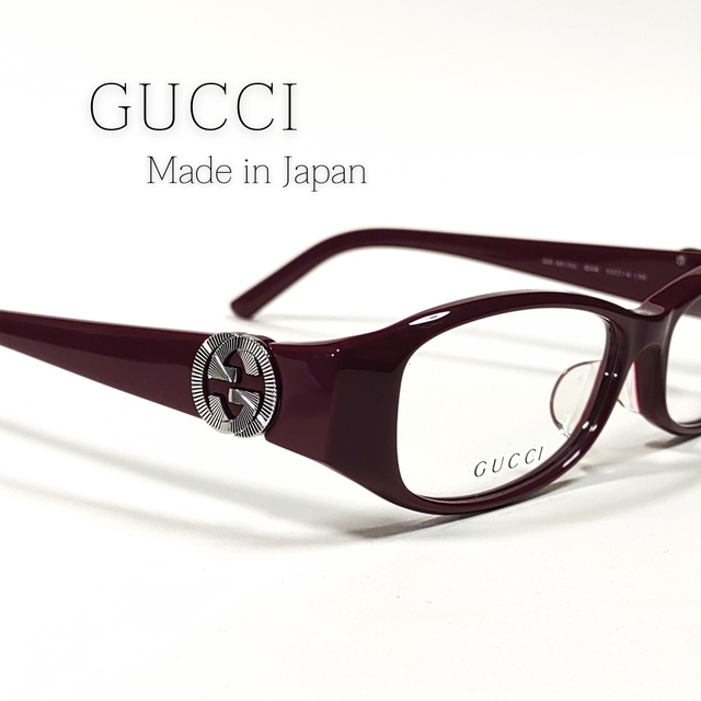 Gucci - GUCCI メガネフレーム フルリム 日本製 60