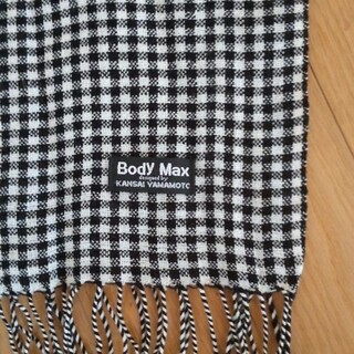 【未使用】マフラー　山本寛斎　Body Max チェックマフラー　キッズ、男女兼(マフラー/ストール)