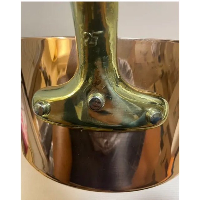 銅極厚深型片手鍋 真鍮柄 27cm （8.4L） www.krzysztofbialy.com