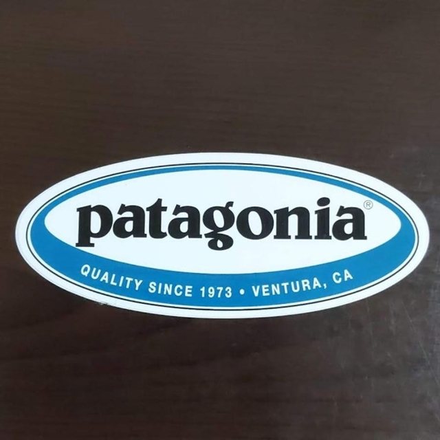 patagonia(パタゴニア)の(縦5.2cm横13cm)patagonia パタゴニア　廃盤ステッカー スポーツ/アウトドアのスポーツ/アウトドア その他(その他)の商品写真