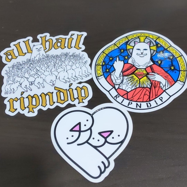 RIPNDIP - (RIPNDip) リップンディップ ステッカー 3枚セット 格安品の ...