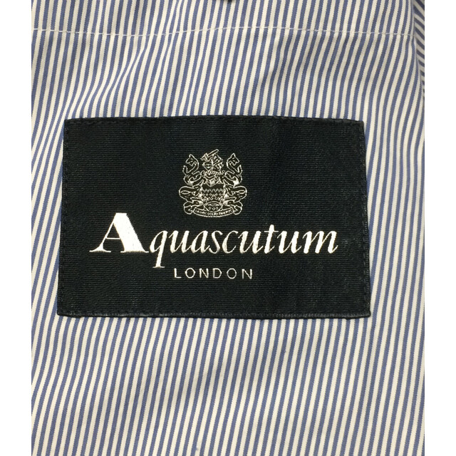 Aquascutum アクアスキュータム ストライプ柄 シングルジャケット