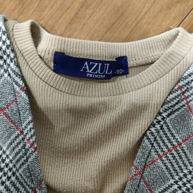 azul  チュニック　ワンピース　90 キッズ/ベビー/マタニティのキッズ服女の子用(90cm~)(ワンピース)の商品写真