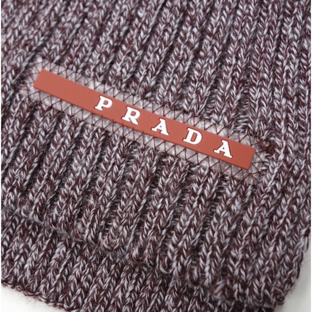 PRADAリブ編みウールマフラー | www.madeleynurseryschool.co.uk