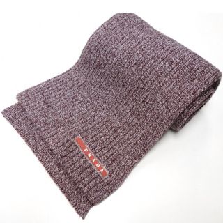 PRADA - プラダ PRADA 20AW ロゴ ウール カシミヤ ネックウォーマー 黒