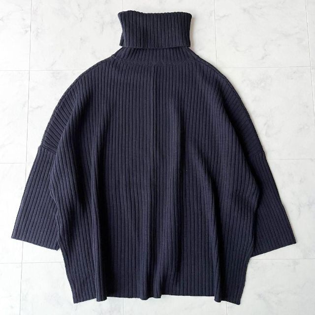 DEUXIEME CLASSE(ドゥーズィエムクラス)の極美品✨ ドゥーズィエムクラス Over Size RIB タートルプルオーバー レディースのトップス(ニット/セーター)の商品写真