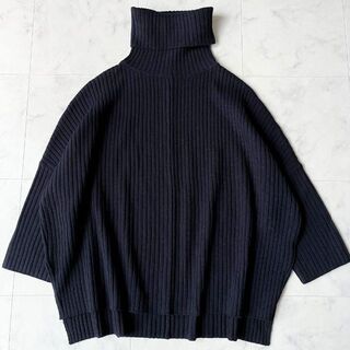 ドゥーズィエムクラス(DEUXIEME CLASSE)の極美品✨ ドゥーズィエムクラス Over Size RIB タートルプルオーバー(ニット/セーター)