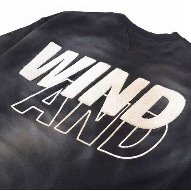 WIND AND SEA - WIND AND SEA DAMAGED CREW NECK Ｌサイズの通販 by ...