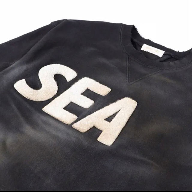 WIND AND SEA DAMAGED CREW NECK XL