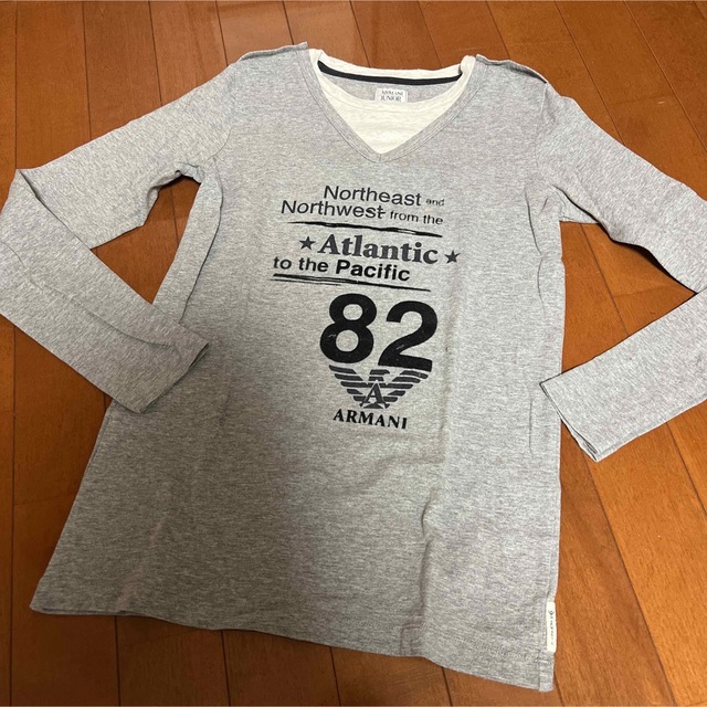 ARMANI JUNIOR(アルマーニ ジュニア)のアルマーニ  長袖Tシャツ　160 キッズ/ベビー/マタニティのキッズ服男の子用(90cm~)(Tシャツ/カットソー)の商品写真